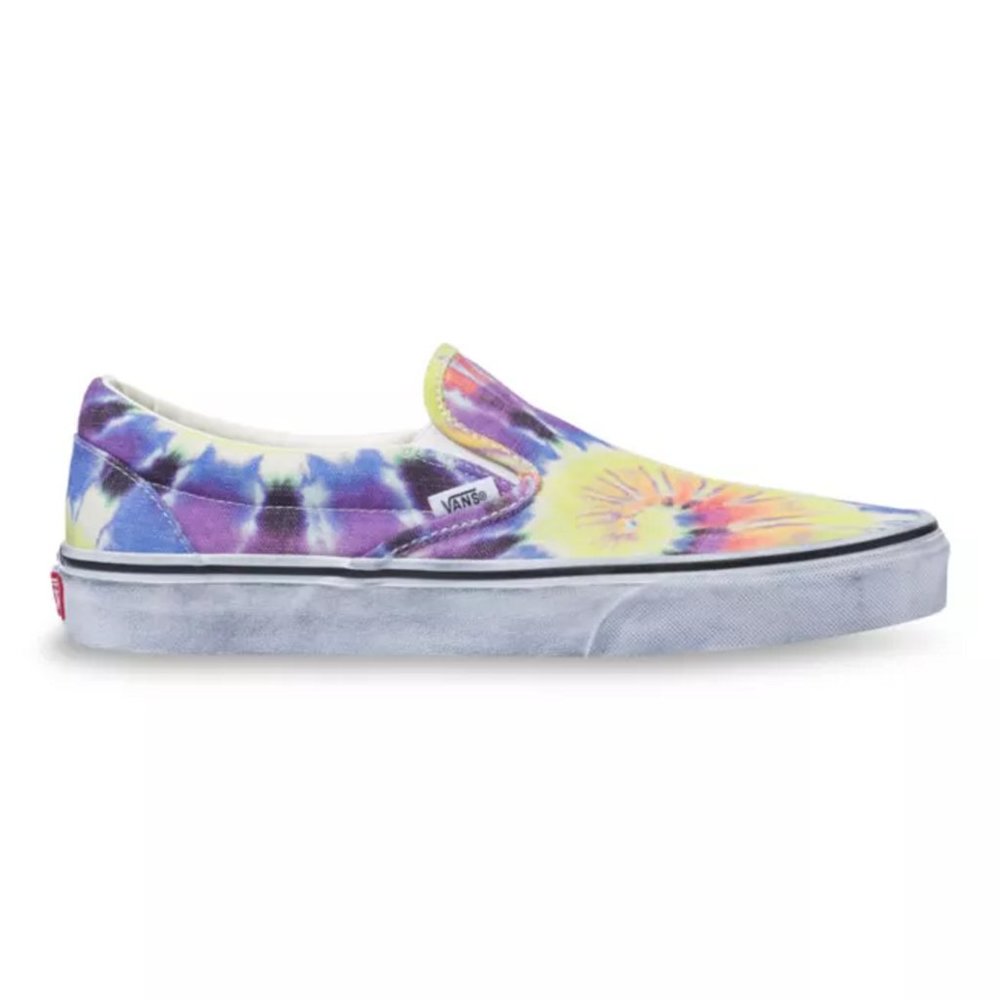 Vans Women's Classic Slip-on (Washed) Tie dye